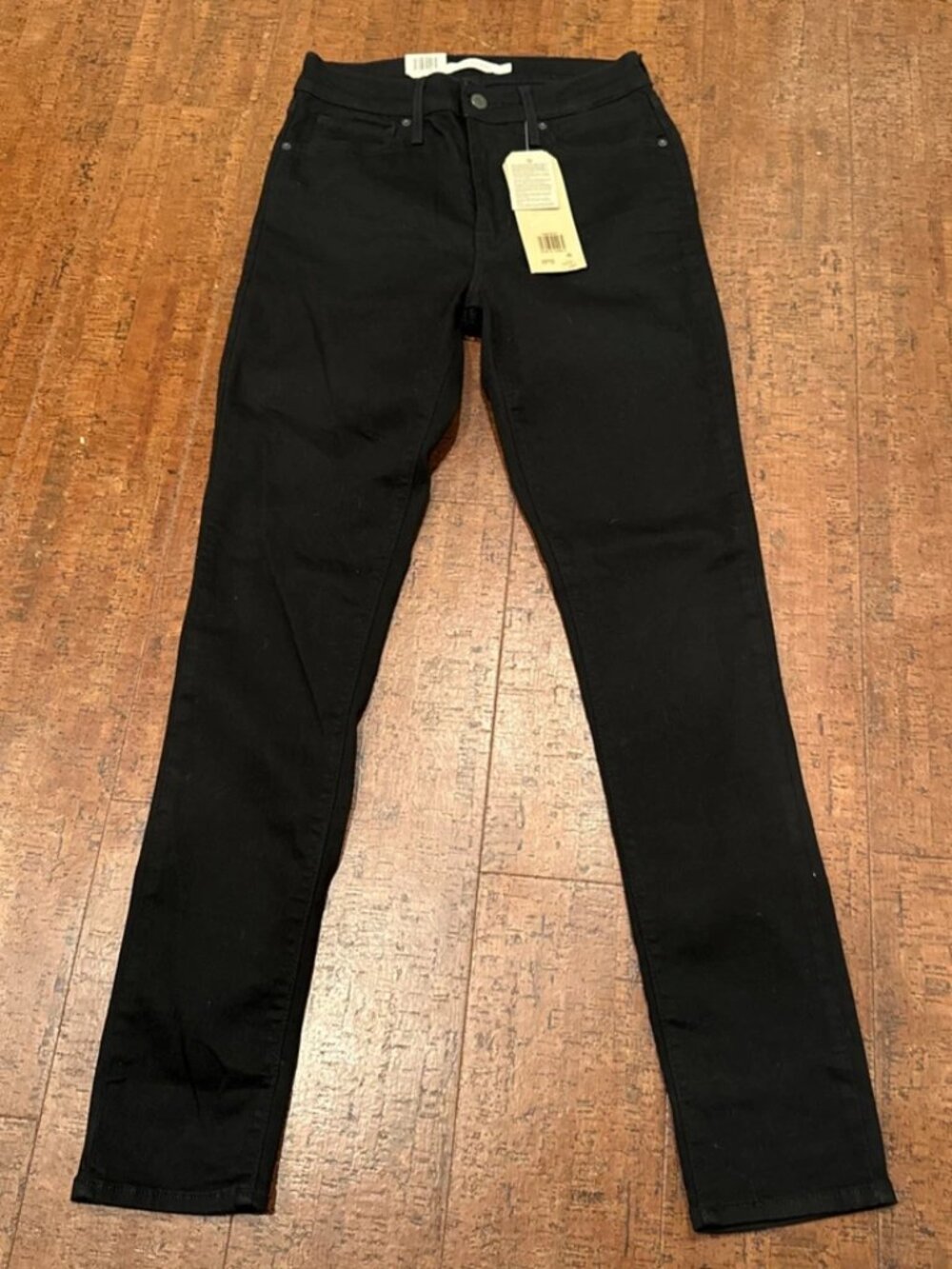 Levi’s 721 27 High Rise Skinny Black Denim Jeans NEW